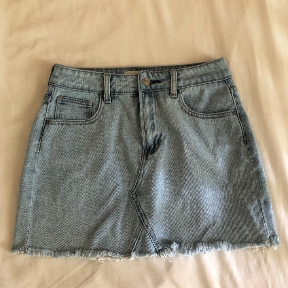 Pacsun Light Blue Jean Skirt